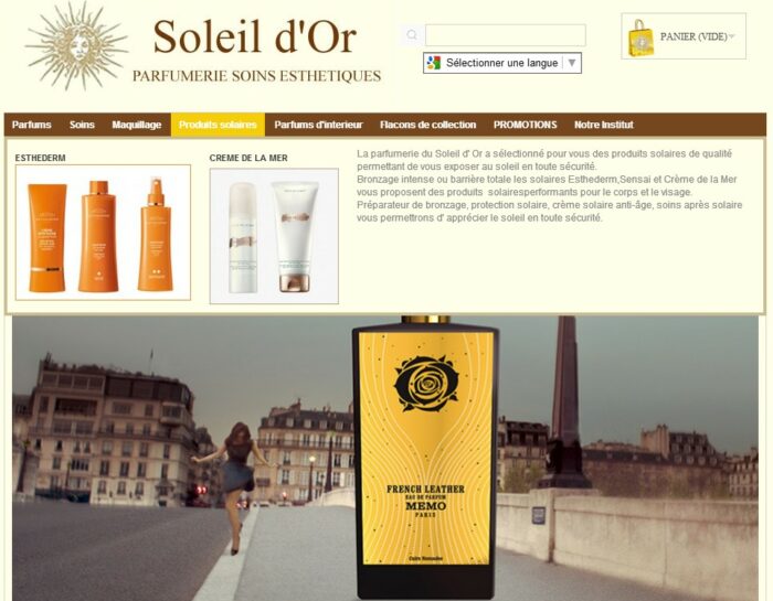 Soleil d’Or : Un parfumeur en ligne pour trouver des parfums rares